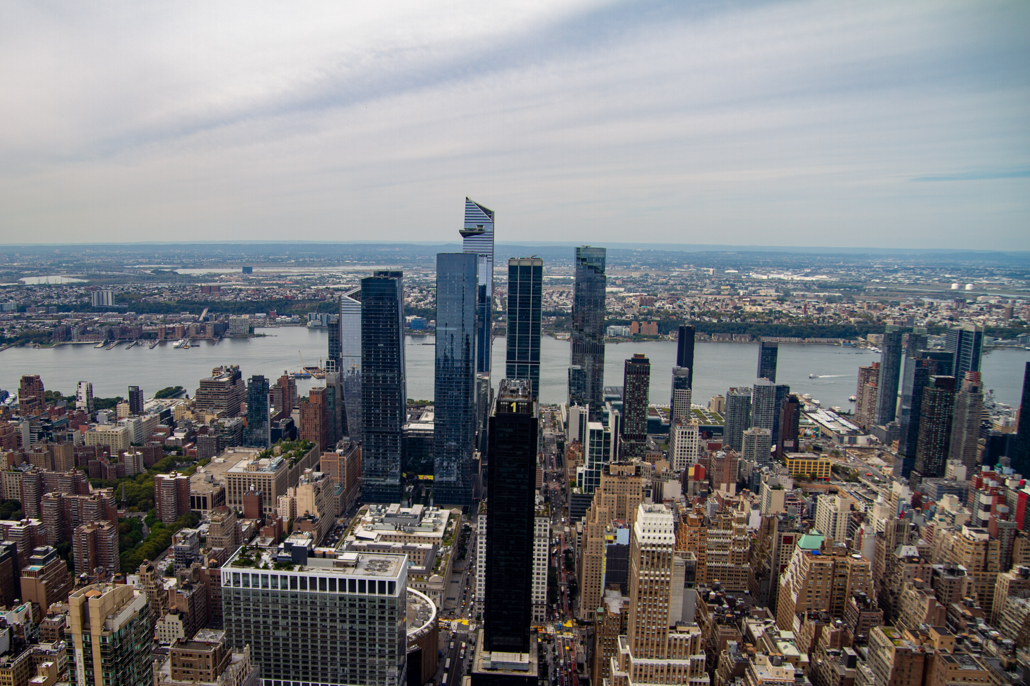 Panorama Manhattanu widziana z góry